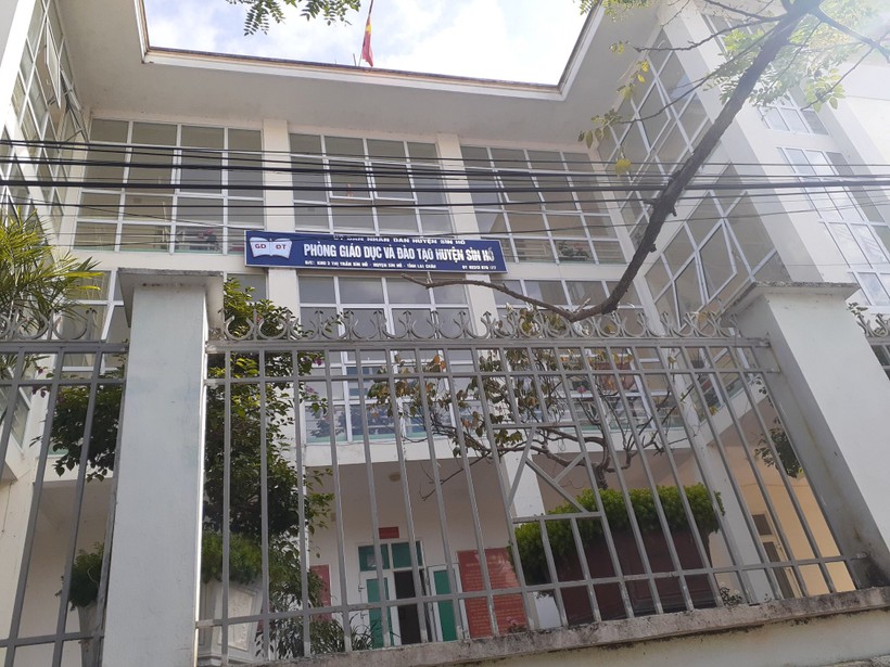 Phòng GD&ĐT huyện Sìn Hồ, nơi có 2 cán bộ bị bắt
