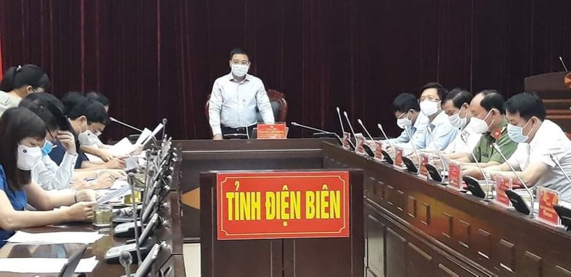 Ông Nguyễn Văn Thắng - Bí thư Tỉnh ủy Điện Biên chỉ đạo tại hội nghị
