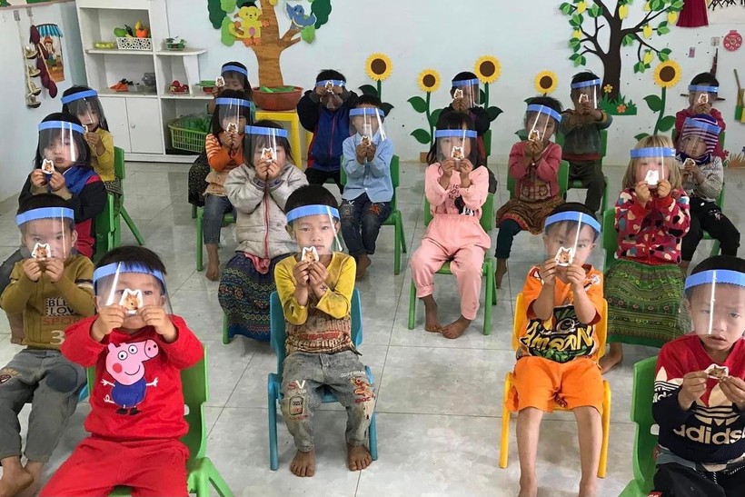 Một buổi học của trẻ mầm non ở Sơn La (Ảnh tư liệu)