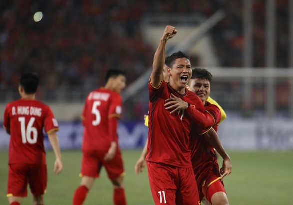 Bàn thắng duy nhất của Anh Đức giúp Việt Nam giành chức vô địch AFF Cup lần thứ 2 - Ảnh: N.K..