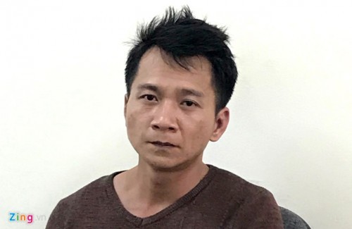 Đối tượng Vương Văn Hùng bị bắt giữ. Ảnh: TTXVN.