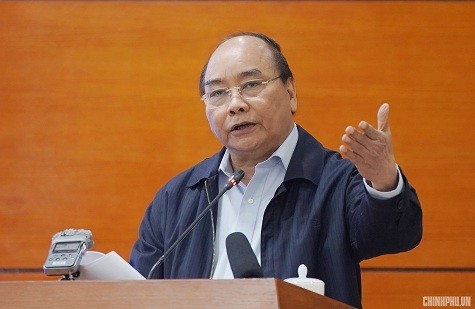 Thủ tướng phát biểu kết luận Hội nghị - Ảnh: VGP/Quang Hiếu.