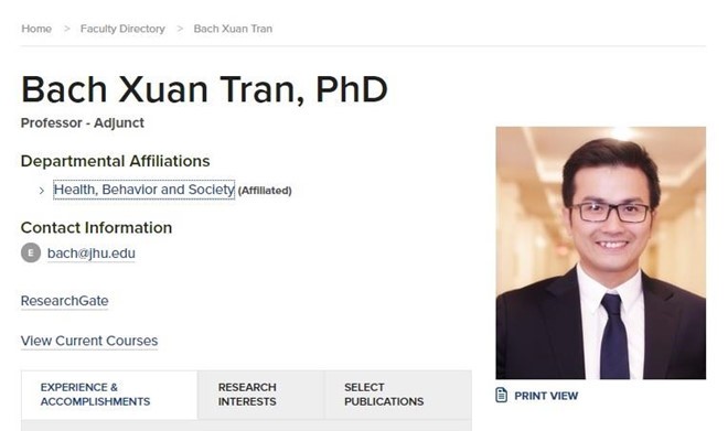 Phó giáo sư trẻ nhất Việt Nam được đại học hàng đầu thế giới bổ nhiệm