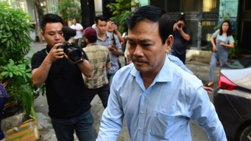 Ông Nguyễn Hữu Linh tại phiên tòa ngày 25/6.