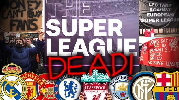 Super League đang đến gần thời điểm bị "khai tử". (Ảnh: Youtube).