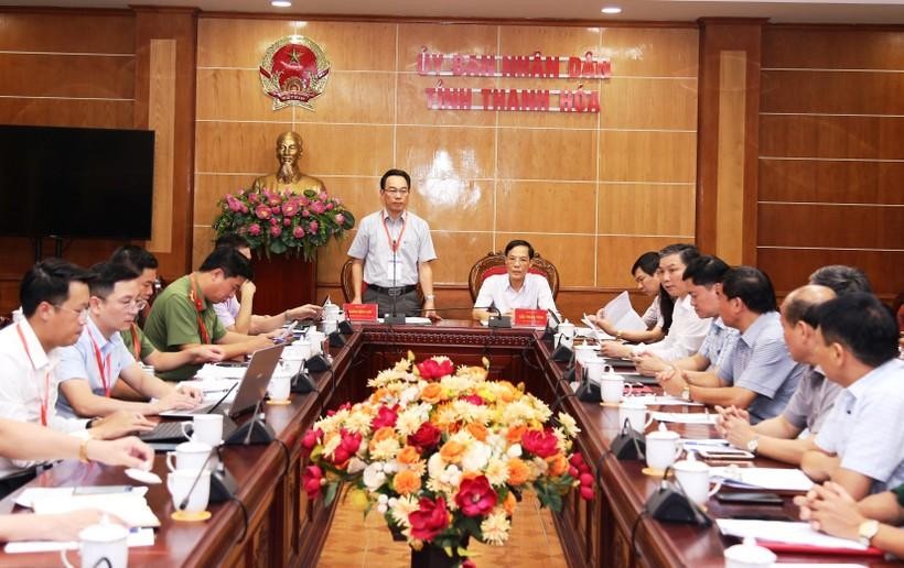 Thứ trưởng Hoàng Minh Sơn kiểm tra công tác chuẩn bị Kỳ thi tốt nghiệp THPT năm 2022 tại Thanh Hóa.