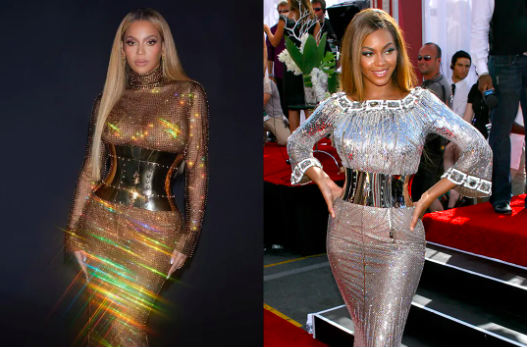 Chiếc váy lấp lánh của Beyoncé tại Oscar gây sốt 