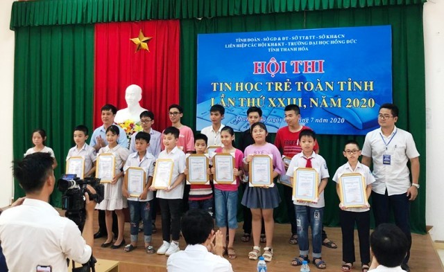 170 thí sinh dự Chung kết Hội thi tin học trẻ tỉnh Thanh Hóa lần thứ 23