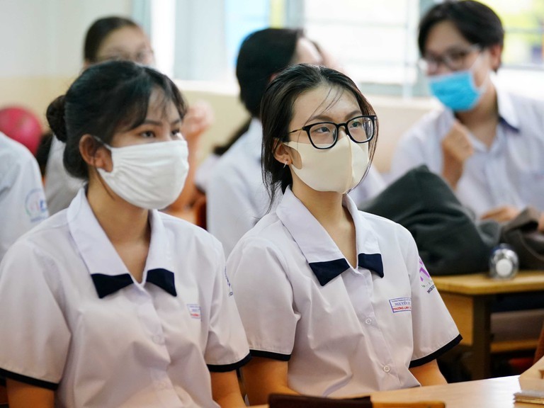 Hà Nội: Yêu cầu thí sinh đeo khẩu trang vào phòng thi