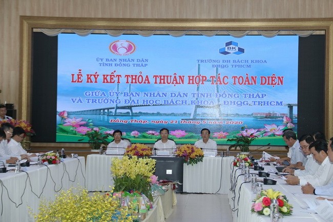 Trường ĐH Bách khoa TP.HCM ký hợp tác toàn diện với tỉnh Đồng Tháp