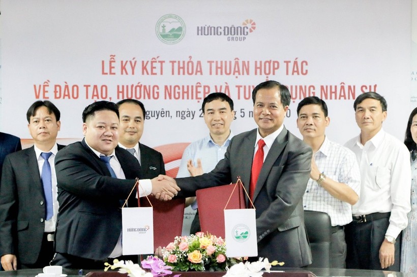 Thái Nguyên: Tập đoàn Hừng Đông ký kết hợp tác chiến lược với trường Đại học Nông lâm Thái Nguyên