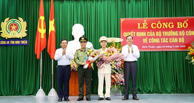 Ninh Thuận có tân Giám đốc công an tỉnh