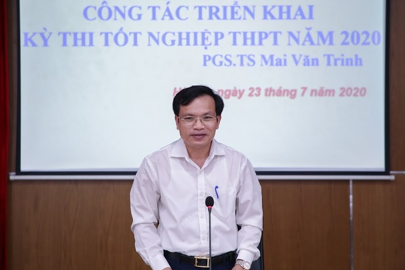 PGS.TS Mai Văn Trinh: Tạo điều kiện tốt nhất để phóng viên tác nghiệp, đưa tin về Kỳ thi tốt nghiệp THPT
