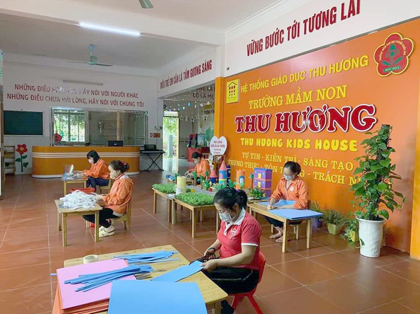 Bắc Giang: Cô giáo mầm non chung sức đẩy lùi dịch Covid-19