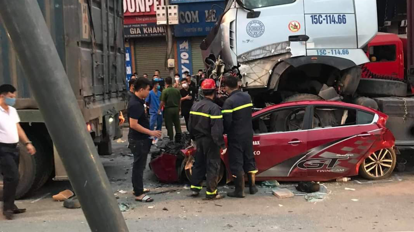 Hà Nội: Danh tính 4 nạn nhân thương vong trong vụ tai nạn trên quốc lộ 5