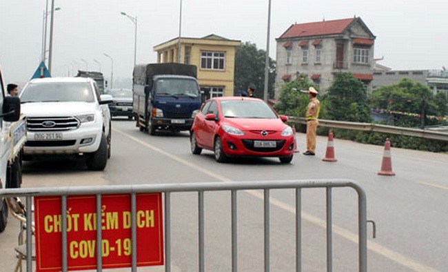 Bắc Ninh lập 6 chốt kiểm soát phòng chống dịch COVID-19
