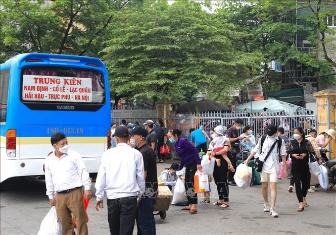Dự báo lượng khách qua bến xe ở Hà Nội tăng cao trong dịp lễ 2/9