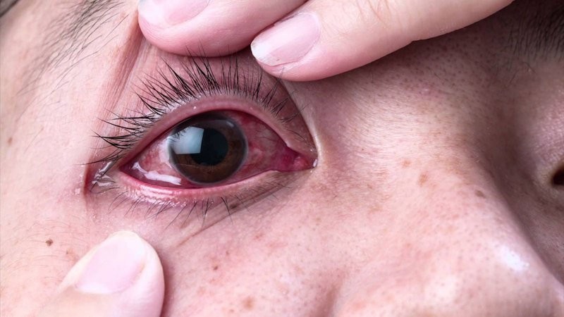 Đau mắt đỏ có thể do nhiều nguyên nhân khác nhau. (Ảnh minh hoạ)