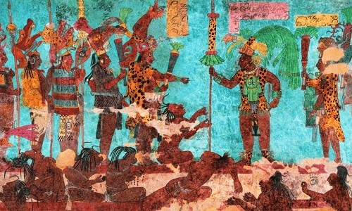 Người Maya cổ đại trích máu tế để hiến dâng sinh lực cho các vị thần. 