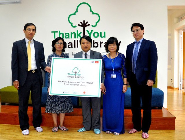 Hàn Quốc hỗ trợ xây dựng thư viện cho một số trường học ngoại thành Hà Nội