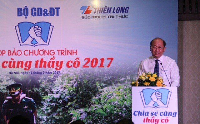 Ông Nguyễn Đình Tâm - Tổng Giám đốc Tập đoàn Thiên Long - chia sẻ về Chương trình năm 2017.