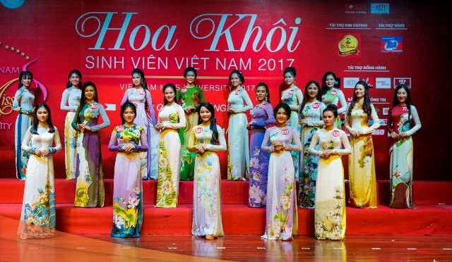 Hoa khôi sinh viên tại Đà Nẵng đã chọn được 15 thí sinh sau vòng bán kết.