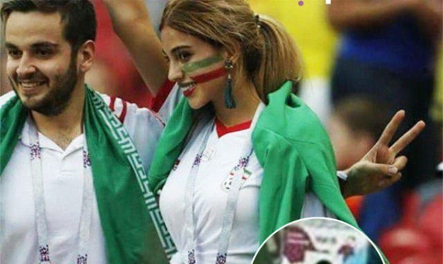 Nữ du khách Iran "gây bão" khi lộ ảnh xinh đẹp tại World Cup