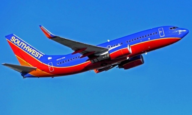Một máy bay của Southwest Airlines hồi năm 2015. Ảnh: AFP.