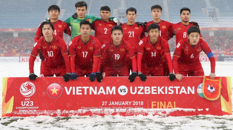 Đội tuyển U23 Việt Nam đã làm lên lịch sử nền bóng đá nước nhà.