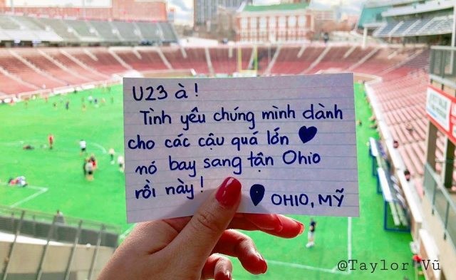Cùng giới trẻ Việt “Đưa U23 đi khắp thế gian“