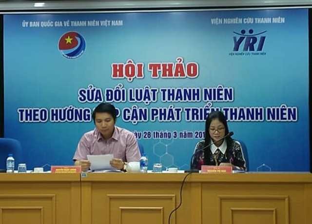 Đồng chí Nguyễn Ngọc Lương - Bí thư Trung ương Đoàn, Phó Chủ nhiệm Thường trực UBQG về Thanh niên Việt Nam dự và chỉ đạo Hội thảo. 
