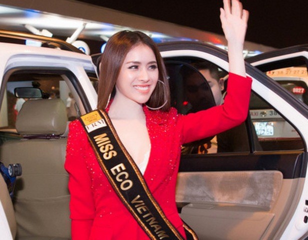 Thí sinh Việt lúng túng giới thiệu bản thân ở Miss Eco International