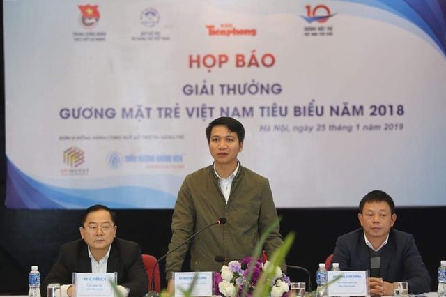 Họp báo Gương mặt trẻ Việt Nam tiêu biểu 2018.