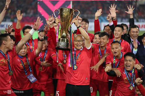HLV Park Hang-seo dẫn dắt U22 Việt Nam đá giải châu Á