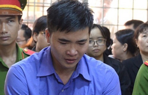 Bị cáo Võ Minh Thắng tại tòa.