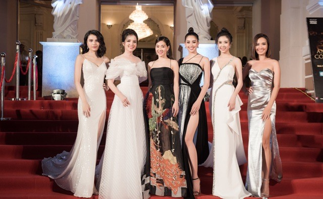 Dàn Hoa hậu, Á hậu Việt đổ bộ Lễ trao giải âm nhạc cống hiến lần thứ 14