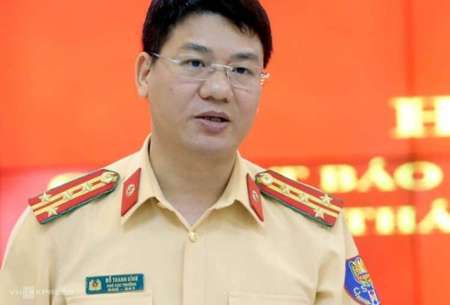 Đại tá Đỗ Thanh Bình, Cục phó Cục CSGT. Ảnh: Bá Đô.