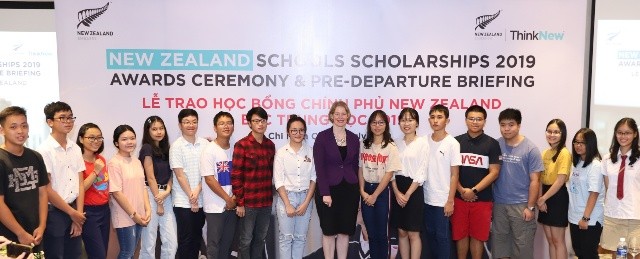20 học sinh Việt Nam xuất sắc nhận học bổng Chính phủ New Zealand