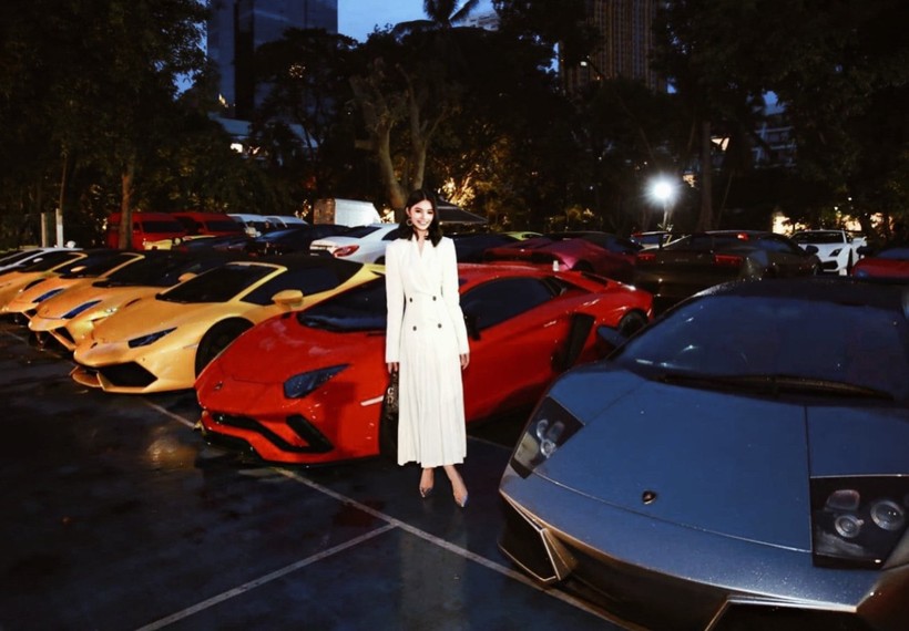 Mỹ nữ người Việt duy nhất dự tiệc siêu xe nghìn tỷ của giới siêu giàu Thái Lan