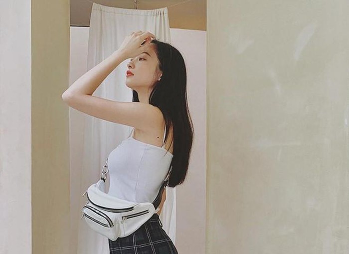 Jun Vũ được gọi là "cô bé trà sữa" khi còn làm người mẫu ảnh.