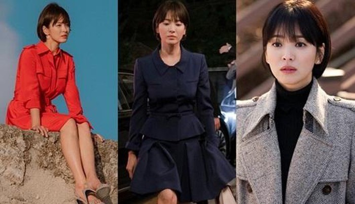  Hiếm khán giả nào có thể thấy nhàm chán với gu thời trang của nàng Song Hye Kyo.