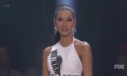 Hoàng Thùy - vào Top 20 Miss Universe 2019 .
