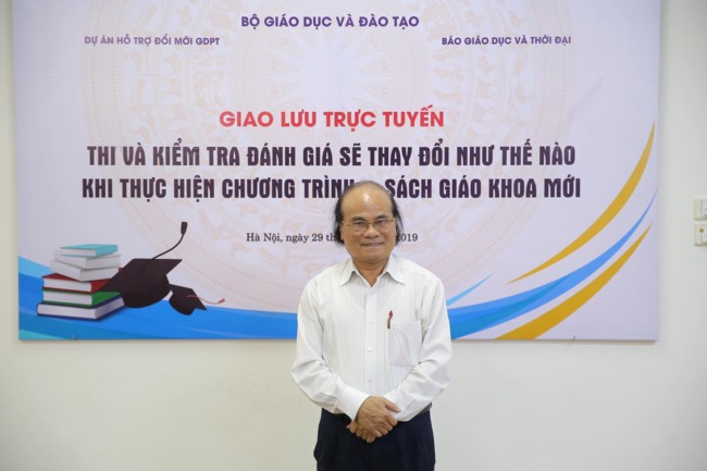 GS Đinh Quang Báo - Nguyên Hiệu trưởng trường Đại học Sư phạm Hà Nội chia sẻ với độc giả báo Giáo dục và Thời đại về chương trình giáo dục phổ thông mới.