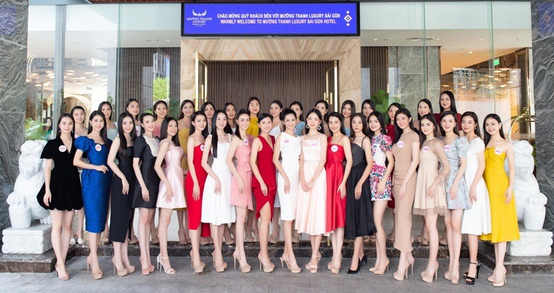 35 cô gái của ngôi nhà chung Hoa hậu Việt Nam 2020.