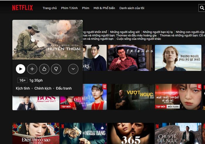 Phim "Những người viết huyền thoại" xuất hiện trên Netflix chưa rõ nguồn gốc