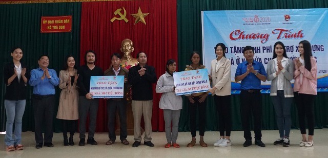 Chuyến thiện nguyện ở Nam Trà My, Quảng Nam của BTC Hoa hậu Việt Nam.