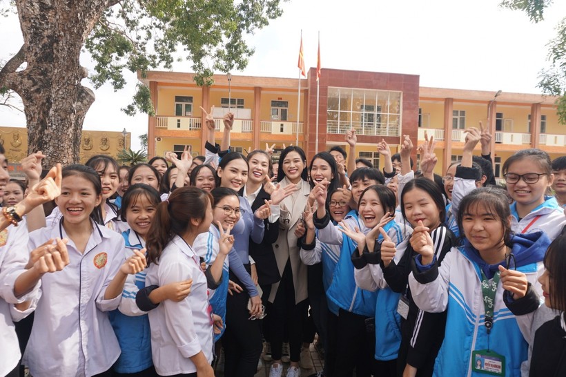 Đây là hoạt động thiện nguyện do tổ chức Hoa hậu Việt Nam 2020.