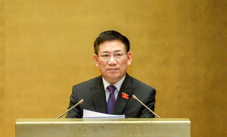  Bộ trưởng Bộ Tài chính nhiệm kỳ 2016-2021 Hồ Đức Phớc tại kỳ họp thứ Nhất.