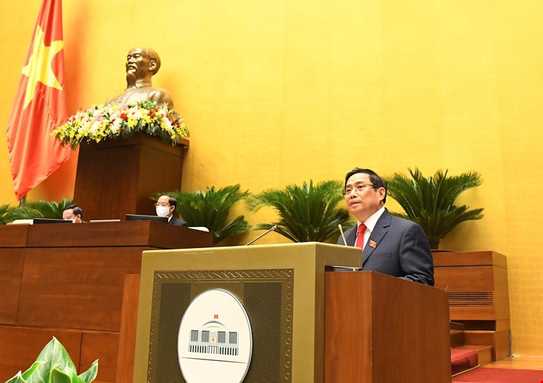 Đồng chí Phạm Minh Chính, Thủ tướng Chính phủ, giữ chức Phó Chủ tịch Hội đồng Quốc phòng và An ninh.