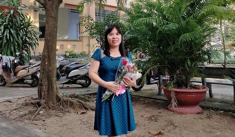Cô Phạm Thị Hoa, giáo viên trường THCS Trường Chinh.